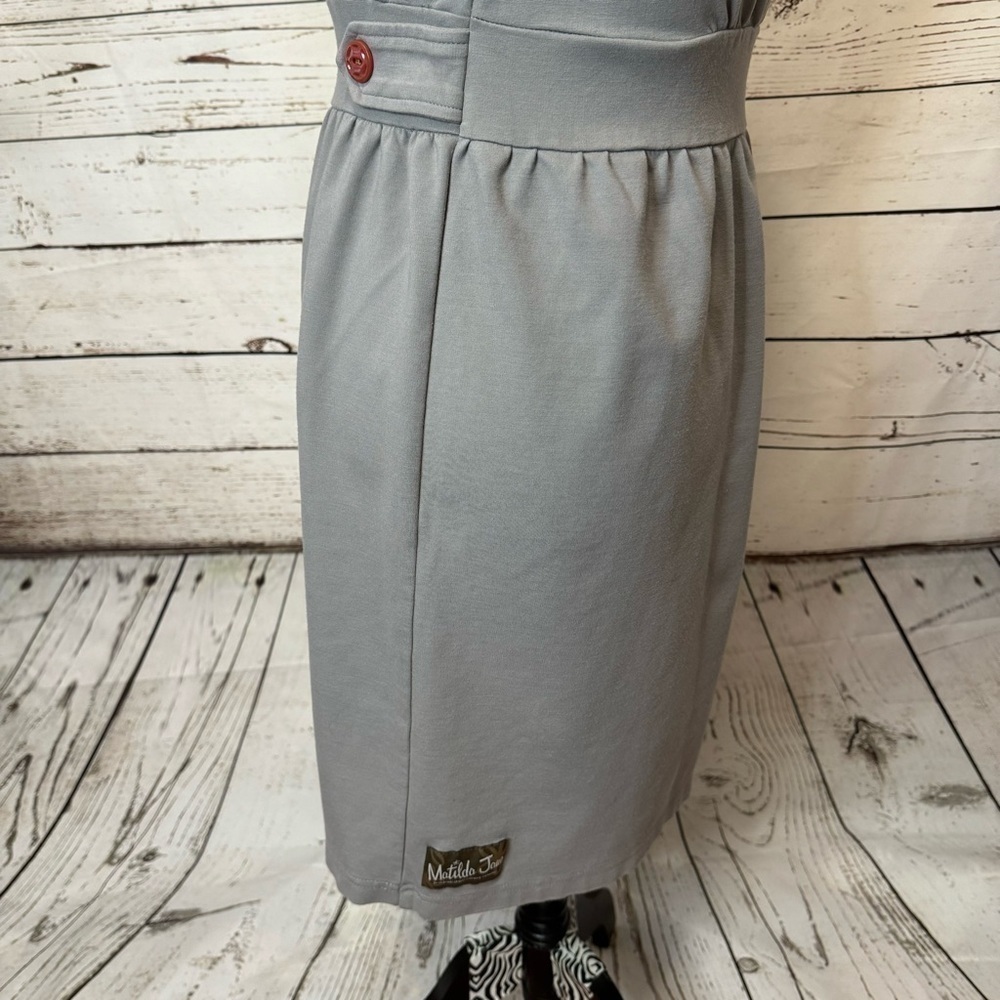 Matilda Jane Beeches Gray Dress Size Small - Picture 7 of 9